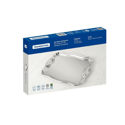 صينية ستيل بيدين 34*24 سم من Tramontina Classic