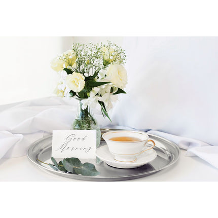 صينية ستيل مدورة 35 سم من Tramontina Service