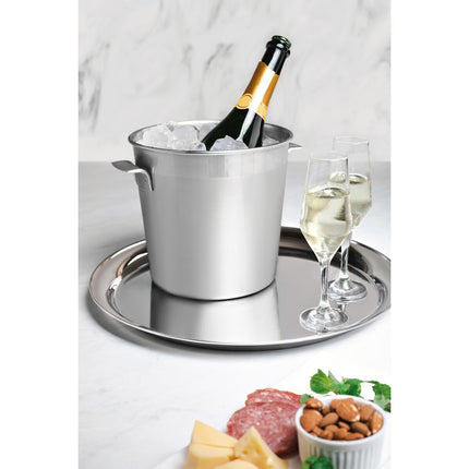 صينية ستيل مدورة 35 سم من Tramontina Service