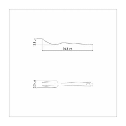 شوكة تقديم 30 سم من Tramontina Utility