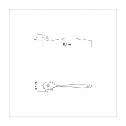 ملعفة باستا 30 سم من Tramontina Utility