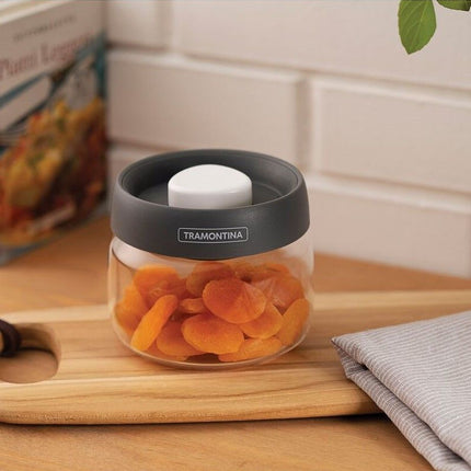 حافظة طعام زجاج 0.4 لتر من Tramontina Purezza