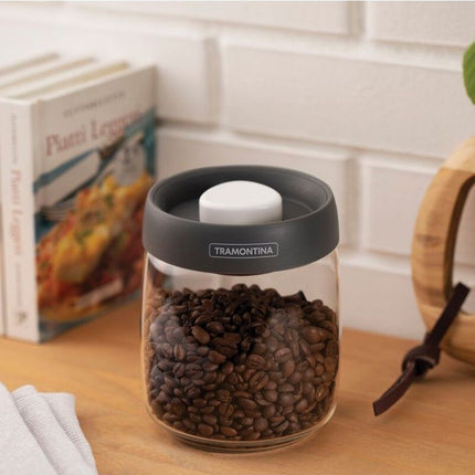 حافظة طعام زجاج 0.8 لتر من Tramontina Purezza