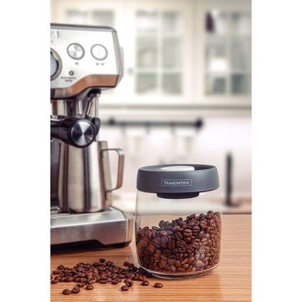 حافظة طعام زجاج 0.8 لتر من Tramontina Purezza