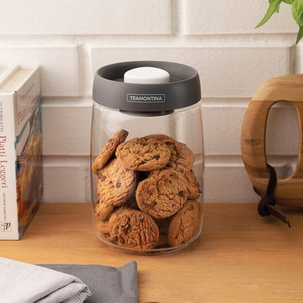 حافظة طعام زجاج 1.2 لتر من Tramontina Purezza