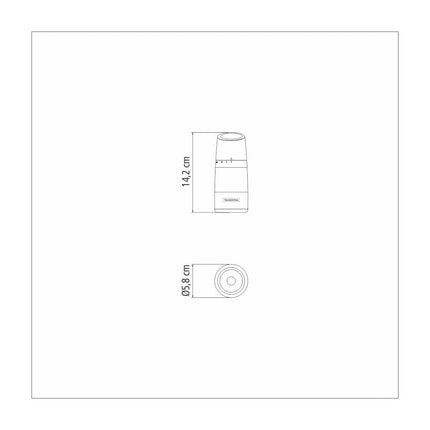 مطحنة ملح/فلفل 14*6 سم من Tramontina Realce