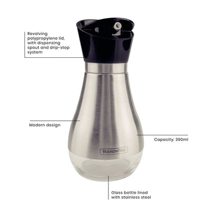 مطرة زيت/خل زجاج 390 مل من Tramontina Realce