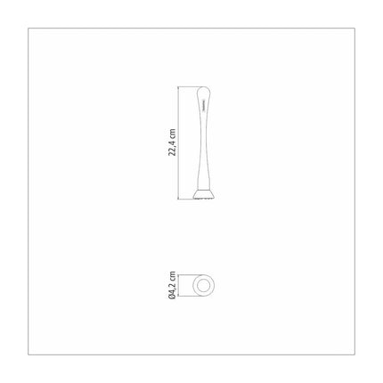 هراسة فواكه/ثلج ستيل 22.4 سم من Tramontina Bar