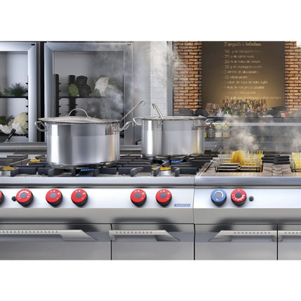 طنجرة ستيل بدون غطاء 50 سم من Tramontina Professional