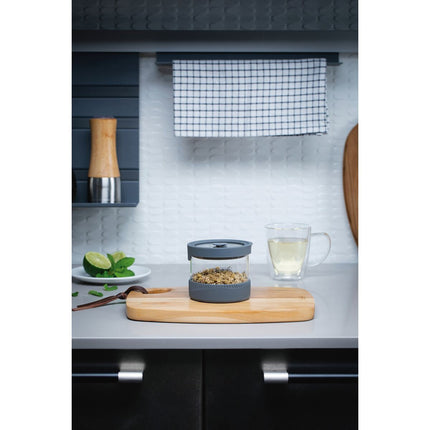 حافظة طعام زجاج وسيليكون 0.4 لتر من Tramontina Purezza