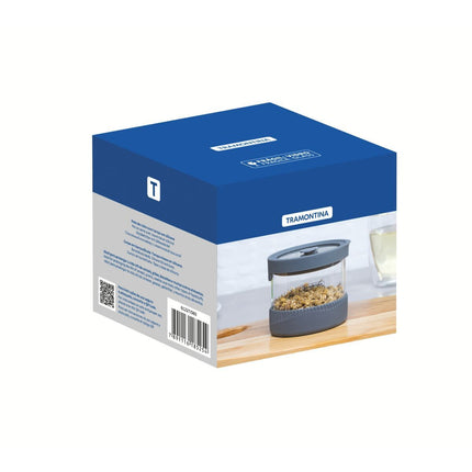 حافظة طعام زجاج وسيليكون 0.4 لتر من Tramontina Purezza