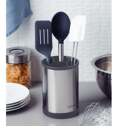 حامل أدوات مطبخ ستيل قابل للدوران 17*12 سم من Tramontina Plurale