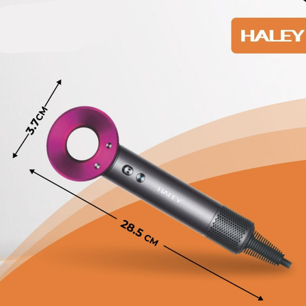 سشوار تجفيف الشعر بقوة 1600 واط و3 سرعات مع تقنية الأيونات ماركة HALEY