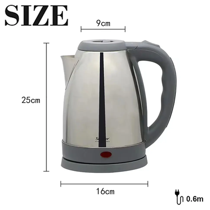 سخان ماء كهربائي سعة 1.8 لتر من الفولاذ المقاوم للصدأ ماركة SONIFER