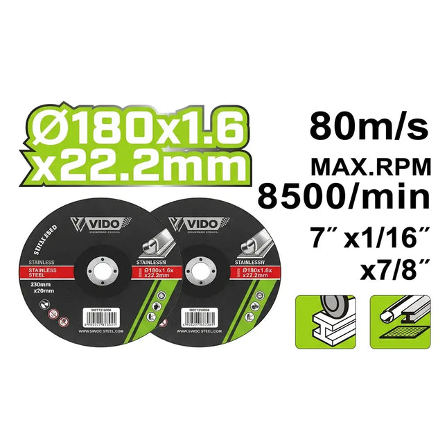 فيبر قص ستانلس 7" من فيدو (WD71213180016)