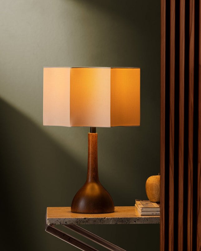 Diana lamp brown and beige - Elegant room lighting