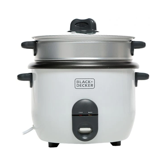 طنجرة طهي الأرز سعة 1.8 لتر بقوة 700 واط مقاومة للالتصاق من Black & Decker