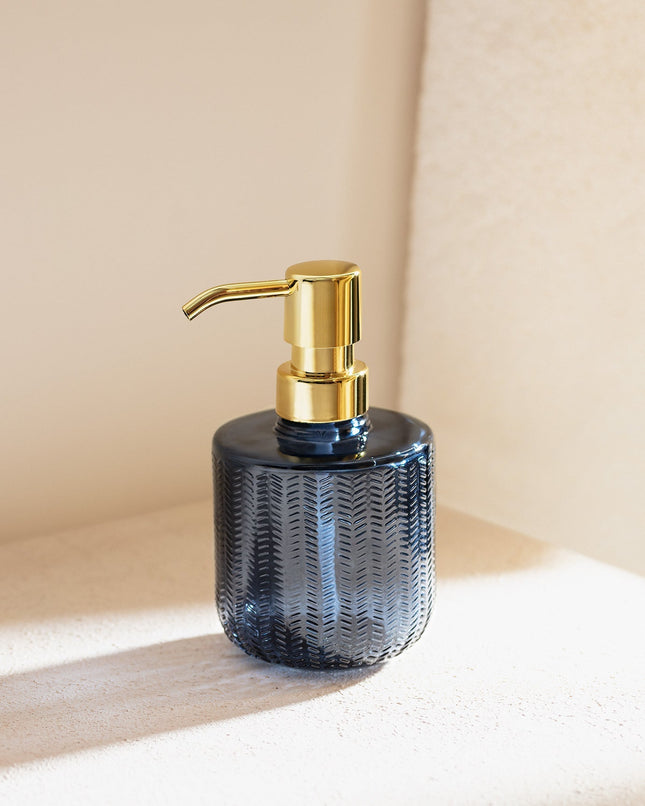 Veronique Layer Soap Dispenser - Dark Blue