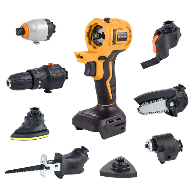 دريل شحن برشلس متعدد الرؤوس 21فولت