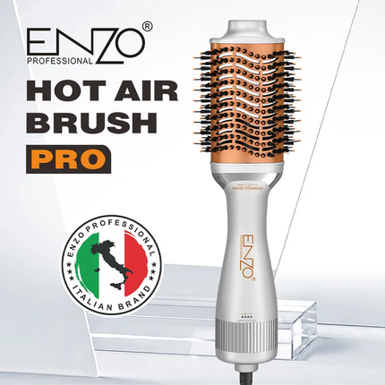 فرشاة تجفيف الشعر الاحترافية تقنية نانو تيتانيوم بقوة 1500 واط ماركة ENZO