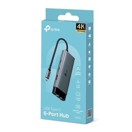 موزع منافذ متعدد الاغراض 6 في 1 | TP-Link UH6120C