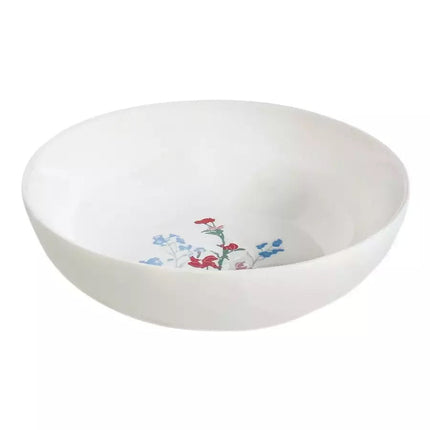 طبق شوربة 18 سم من Easy Life Mille Fleurs - أزرق وأحمر