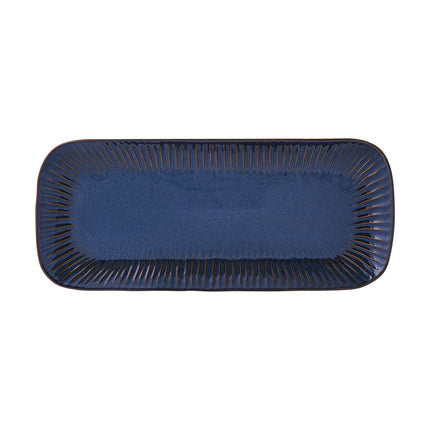 طبق تقديم 36*16 سم من Easy Life Gallery - أزرق