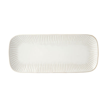 طبق تقديم 36*16 سم من Easy Life Gallery - أبيض