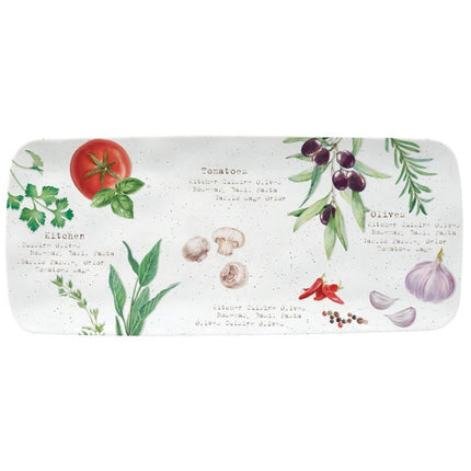 طبق تقديم 36*15.5 سم من Easy Life Home & Kitchen - ألوان متعددة