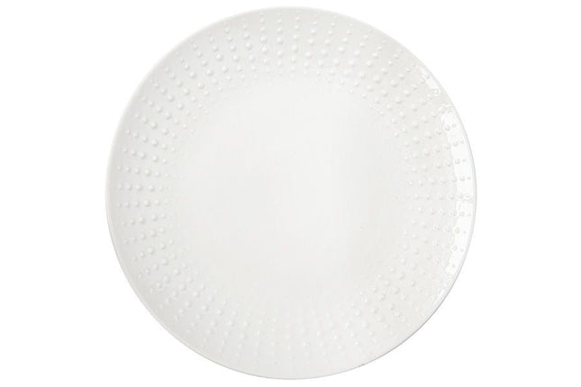 طبق عشاء 26 سم من Easy Life Drops - أبيض
