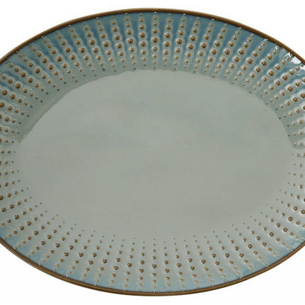 طبق تقديم 32*23 سم من Easy Life Drops - رمادي