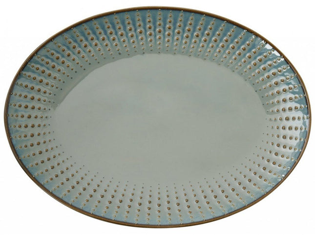 طبق تقديم 32*23 سم من Easy Life Drops - رمادي