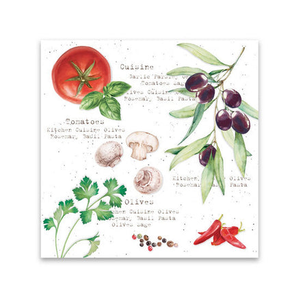 طقم مناديل طعام 20 قطعة من Easy Life Home & Kitchen - ألوان متعددة