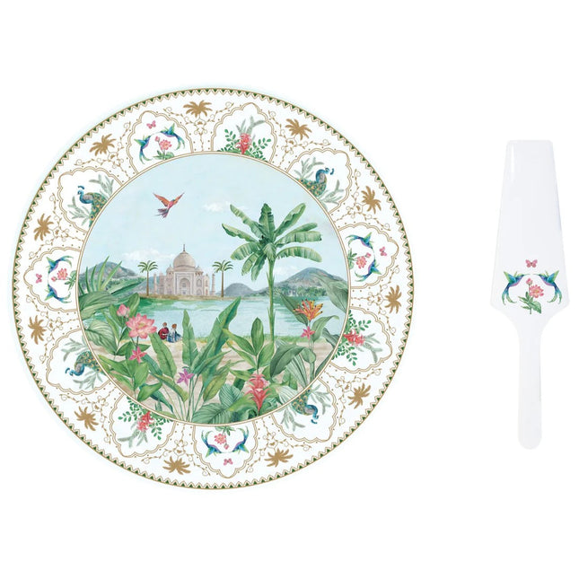 طقم للكيك 32 سم بعلبة من Easy Life Paradise Sauvage - ألوان متعددة