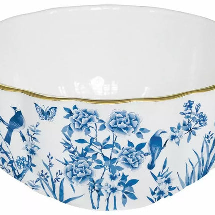 زبدية 12 سم من Easy Life Paradise Garden - أبيض وأزرق