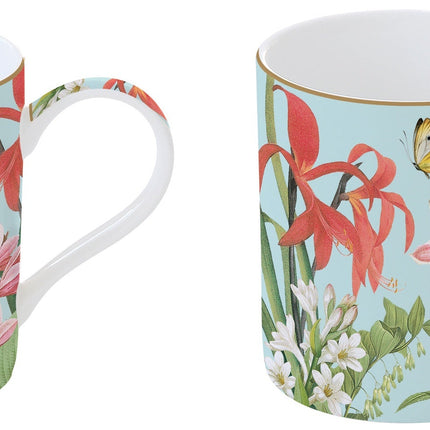 طقم أكواب قطعتين 350 مل بعلبة من Easy Life Botanic Garden - ألوان متعددة