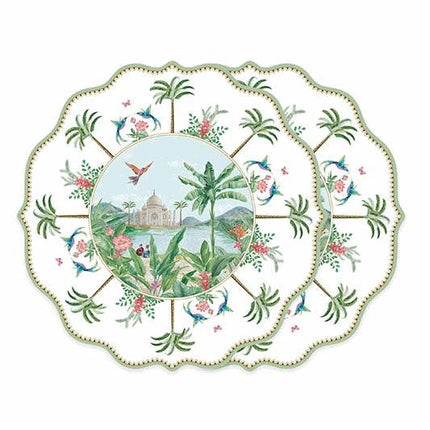 طقم مفارش صحون قطعتين 34.5 سم من Easy Life Paradise Sauvage - ألوان متعددة