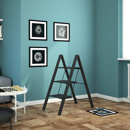 سلم بـ3 درجات من Colombo Leonardo - أسود