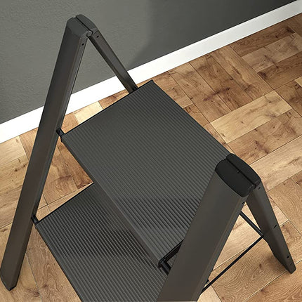 سلم بدرجتين من Colombo Leonardo - أسود