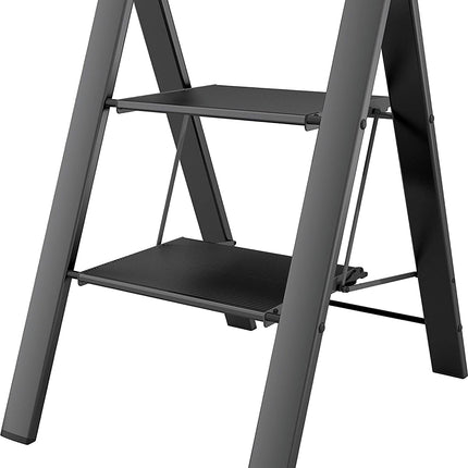 سلم بدرجتين من Colombo Leonardo - أسود