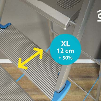 سلم بـ8 درجات من Colombo Atlantica - فضي