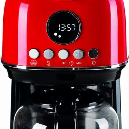 ماكينة قهوة أميريكان 12 كوب من Ariete Moderna - أحمر