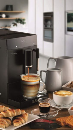 ماكينة إسبريسو مع مطحنة قهوة من Ariete Diadema - أسود