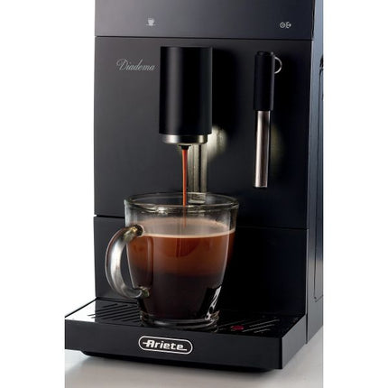 ماكينة إسبريسو مع مطحنة قهوة من Ariete Diadema - أسود