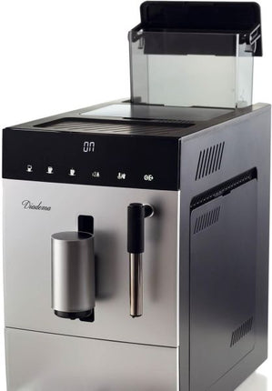 ماكينة إسبريسو مع مطحنة قهوة من Ariete Diadema - فضي