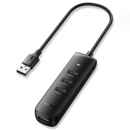موزع يوجرين USB 3.0 إلى 4 منافذ / CM416