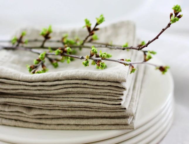 طقم مناديل طعام قطعتين من Desideri Di Casa Irlanda - بيج