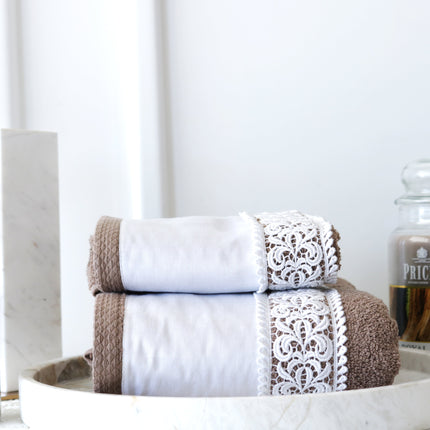 طقم بشاكير عدد 2 من Dreams Ely - بني