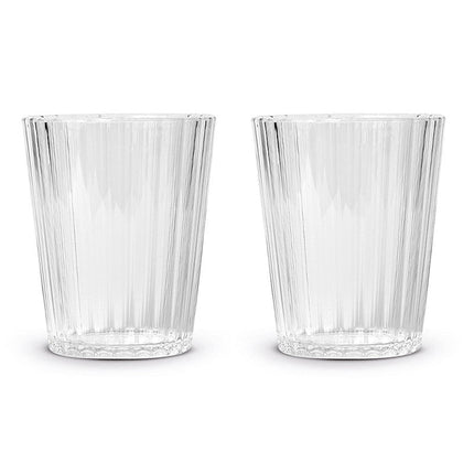 طقم كاسات أكريليك 370 مل قطعتين من Easy Life - شفاف