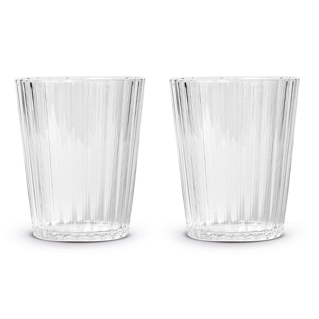 طقم كاسات أكريليك 370 مل قطعتين من Easy Life - شفاف